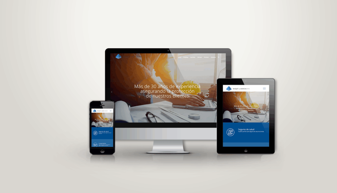 Web Corporativa · Baqué y Asociados