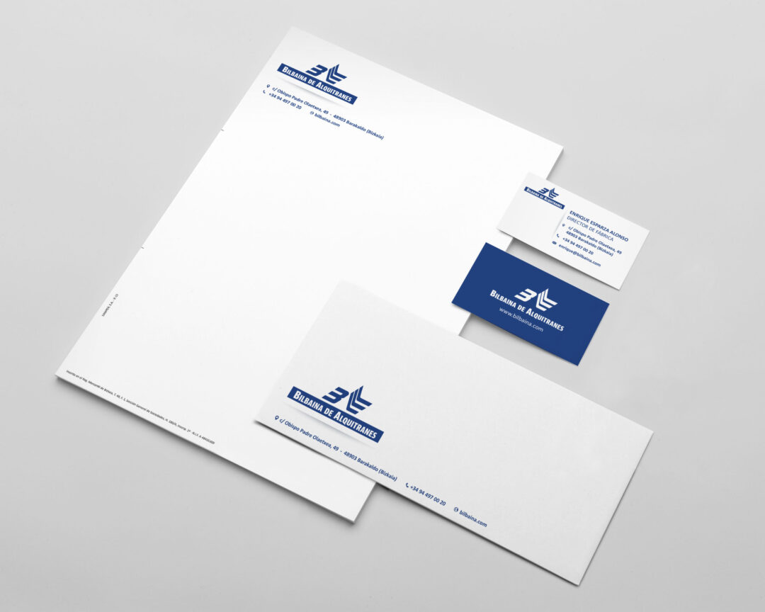 Branding · Bilbaína de Alquitranes