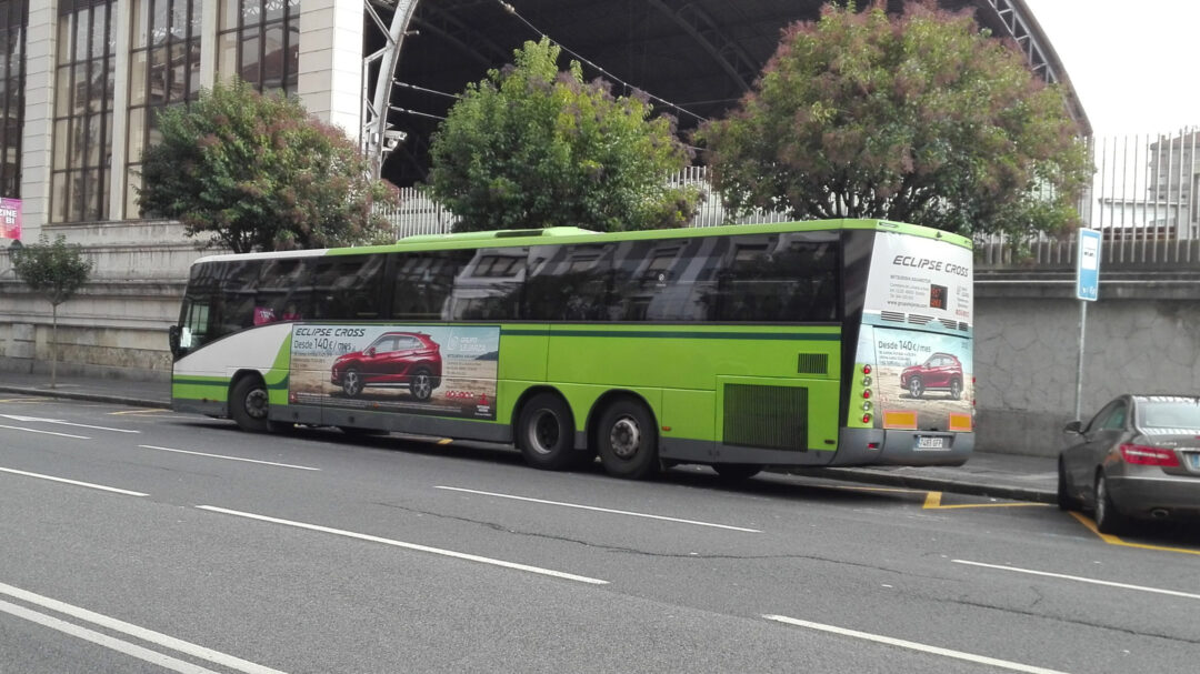 Campaña en Autobuses Mitsubishi · Grupo Lejarza