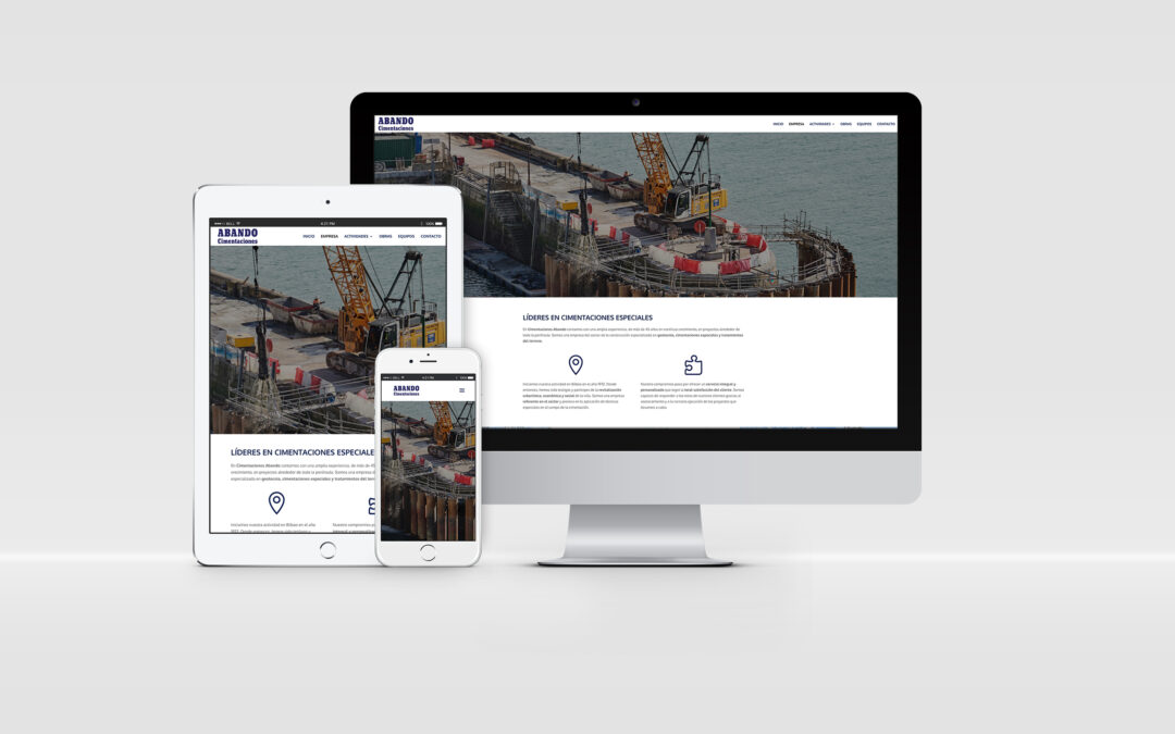 Web Corporativa · Cimentaciones Abando