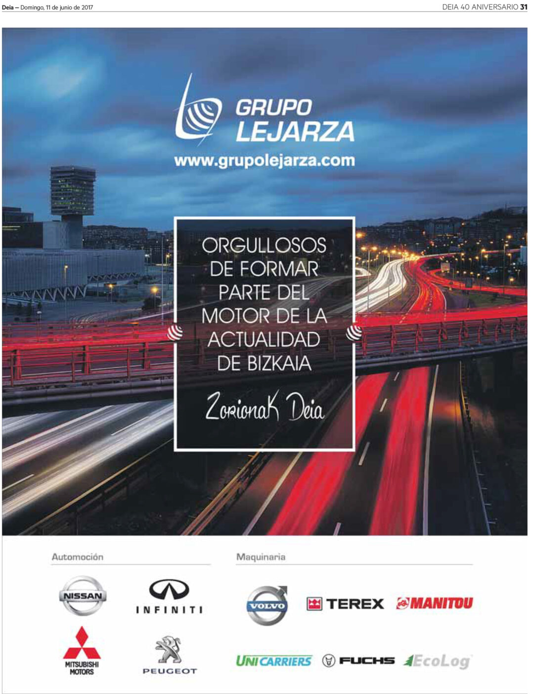 40 Aniversario Deia · Grupo Lejarza