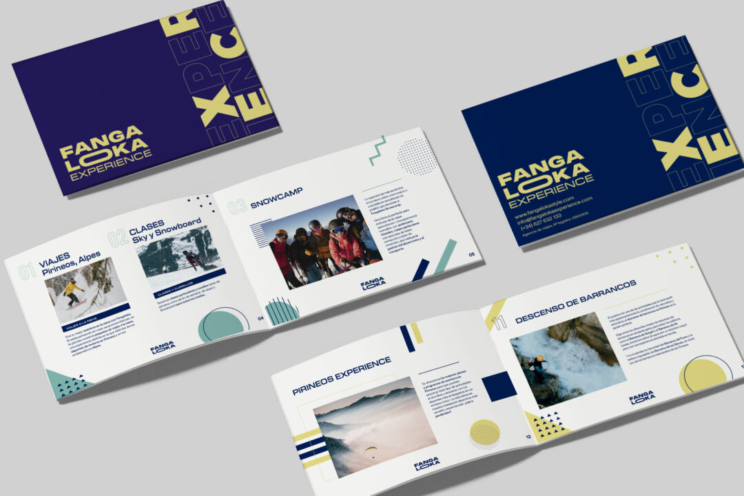 Diseño Gráfico · Catálogo Fangaloka Experience